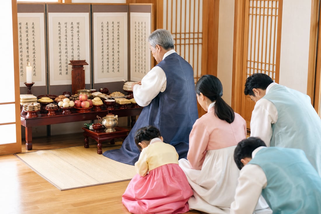 추석 차례 지내는 순서와 절하는 법 실제 모습